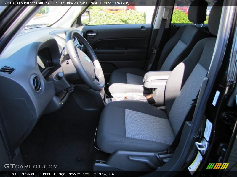 Brilliant Black Crystal Pearl / Dark Slate Gray 2010 Jeep Patriot Latitude