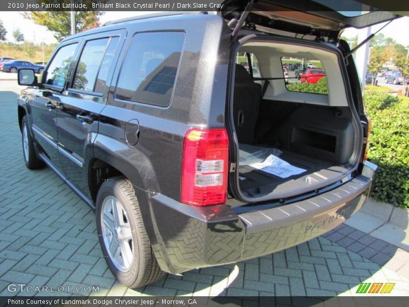 Brilliant Black Crystal Pearl / Dark Slate Gray 2010 Jeep Patriot Latitude