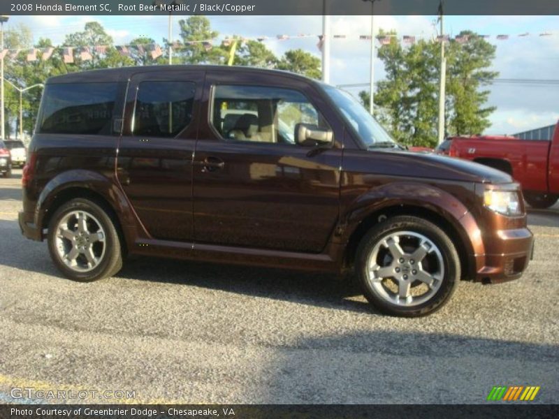 Root Beer Metallic / Black/Copper 2008 Honda Element SC