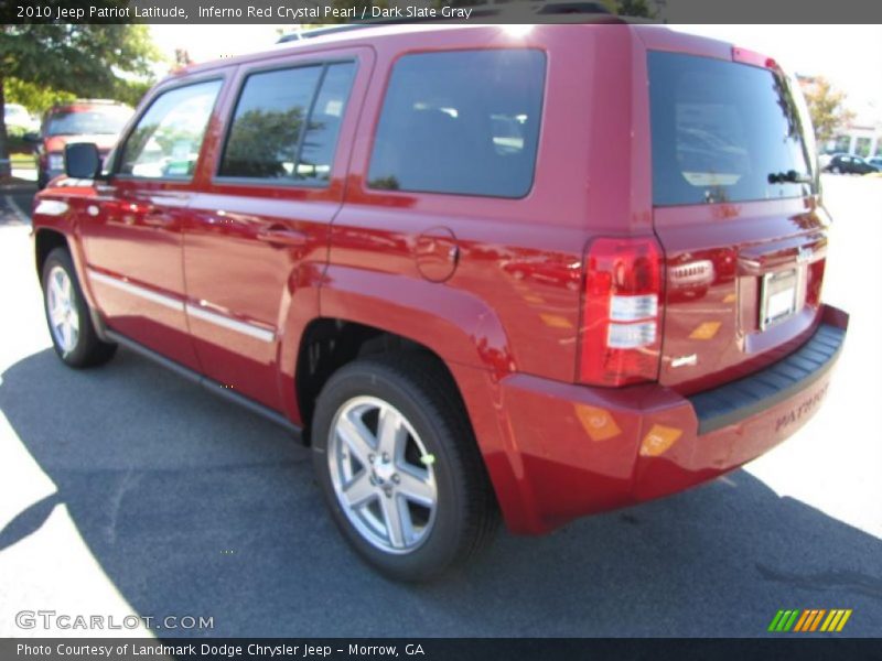 Inferno Red Crystal Pearl / Dark Slate Gray 2010 Jeep Patriot Latitude