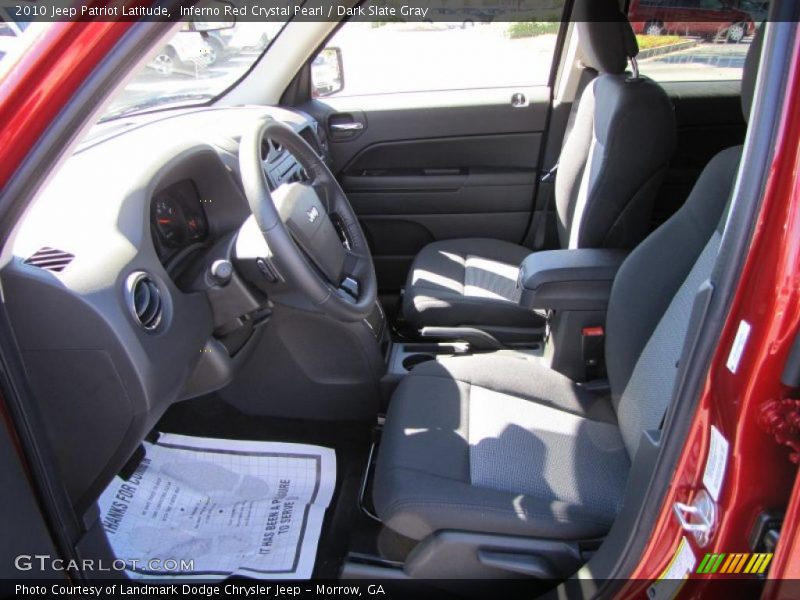Inferno Red Crystal Pearl / Dark Slate Gray 2010 Jeep Patriot Latitude