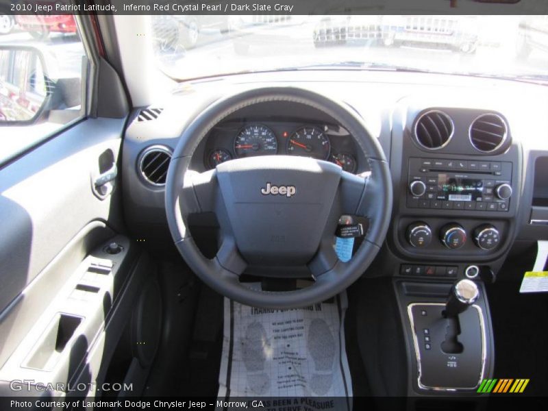 Inferno Red Crystal Pearl / Dark Slate Gray 2010 Jeep Patriot Latitude
