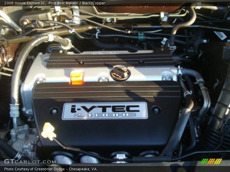  2008 Element SC Engine - 2.4 Liter DOHC 16-Valve VVT 4 Cylinder
