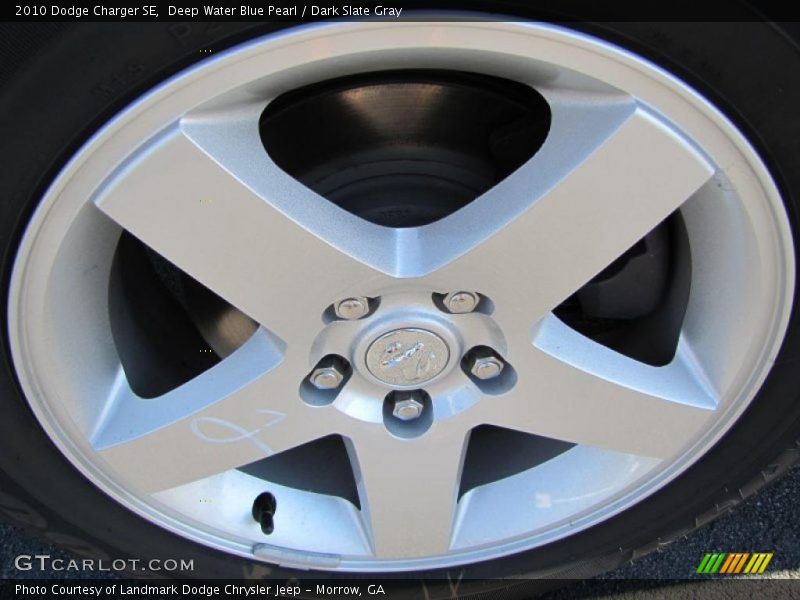 Deep Water Blue Pearl / Dark Slate Gray 2010 Dodge Charger SE