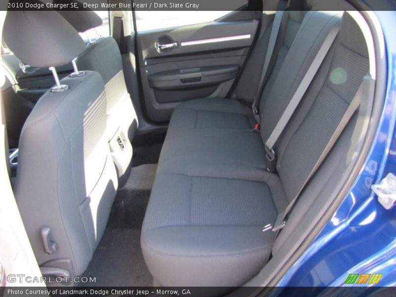 Deep Water Blue Pearl / Dark Slate Gray 2010 Dodge Charger SE
