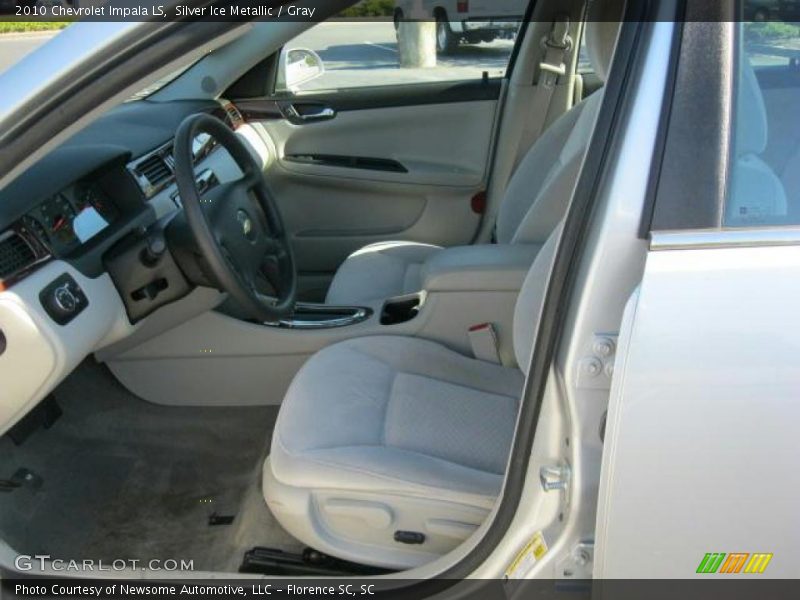 Silver Ice Metallic / Gray 2010 Chevrolet Impala LS