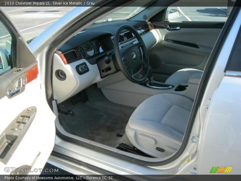 Silver Ice Metallic / Gray 2010 Chevrolet Impala LS