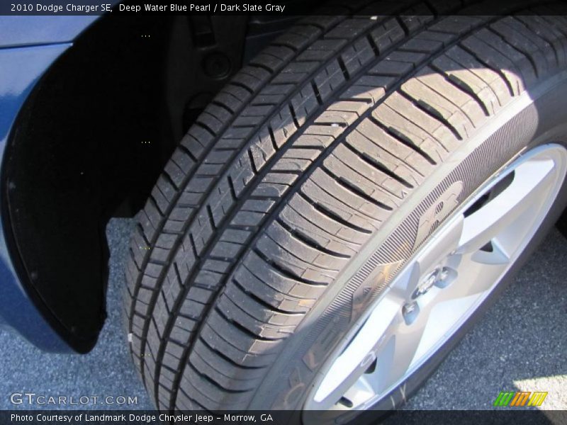 Deep Water Blue Pearl / Dark Slate Gray 2010 Dodge Charger SE
