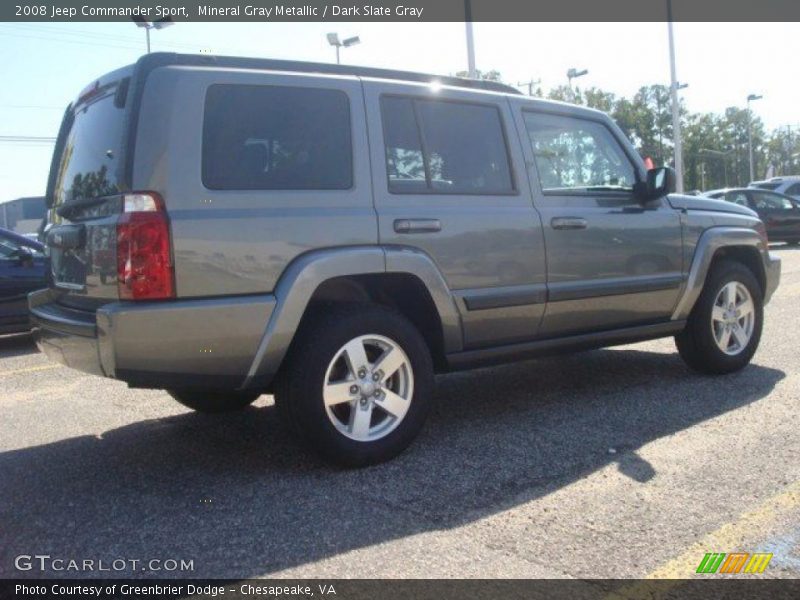 Mineral Gray Metallic / Dark Slate Gray 2008 Jeep Commander Sport