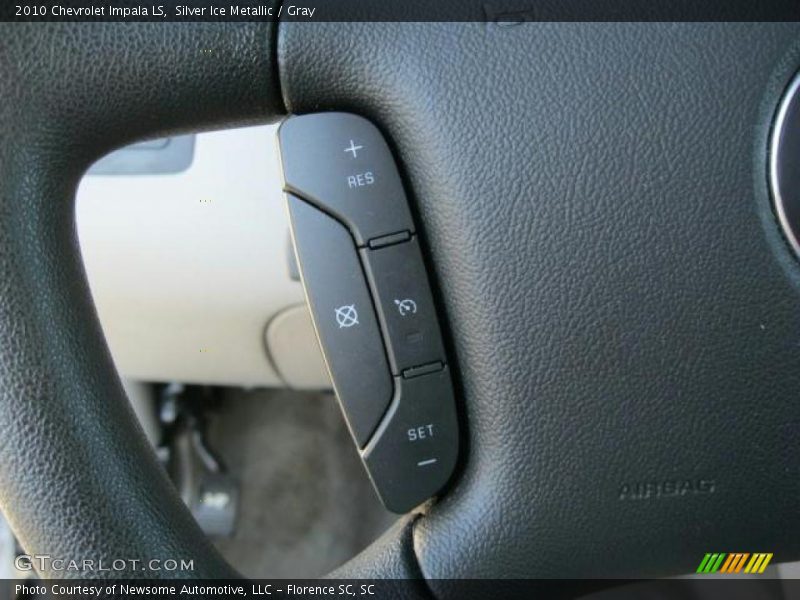 Silver Ice Metallic / Gray 2010 Chevrolet Impala LS