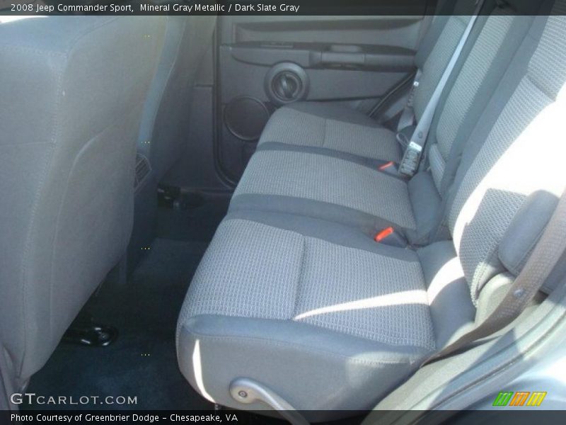 Mineral Gray Metallic / Dark Slate Gray 2008 Jeep Commander Sport