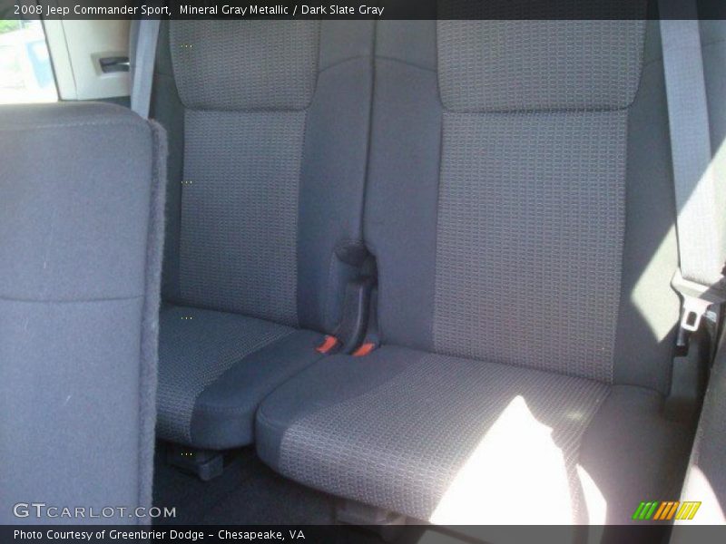 Mineral Gray Metallic / Dark Slate Gray 2008 Jeep Commander Sport