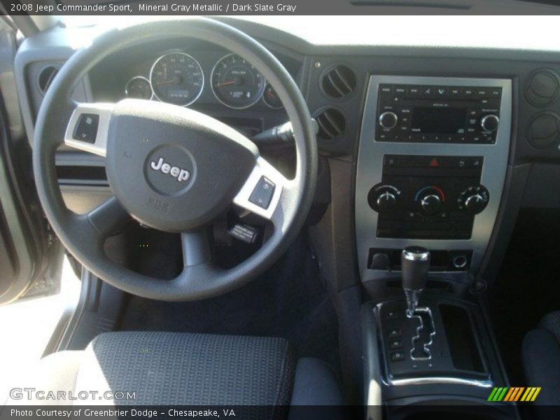 Mineral Gray Metallic / Dark Slate Gray 2008 Jeep Commander Sport