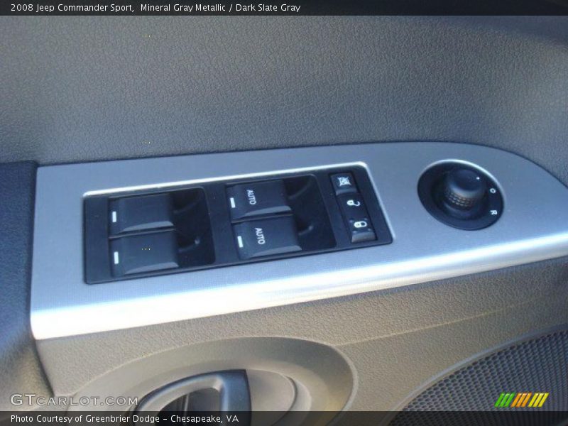 Mineral Gray Metallic / Dark Slate Gray 2008 Jeep Commander Sport