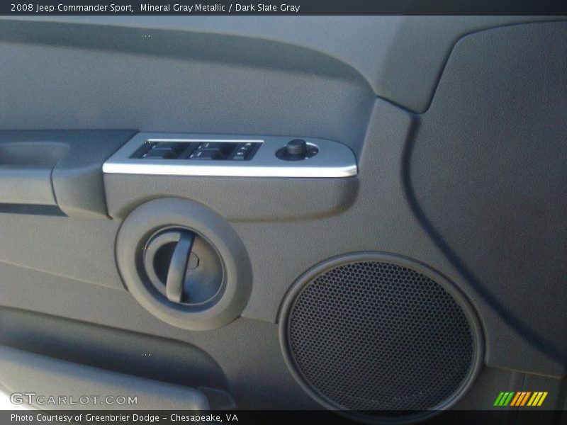 Mineral Gray Metallic / Dark Slate Gray 2008 Jeep Commander Sport