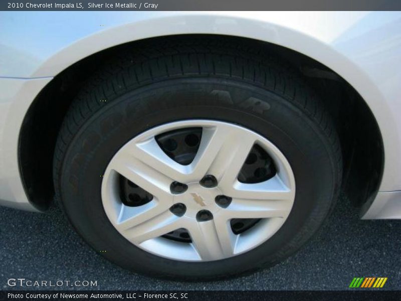 Silver Ice Metallic / Gray 2010 Chevrolet Impala LS