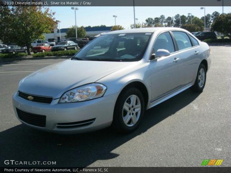 Silver Ice Metallic / Gray 2010 Chevrolet Impala LS