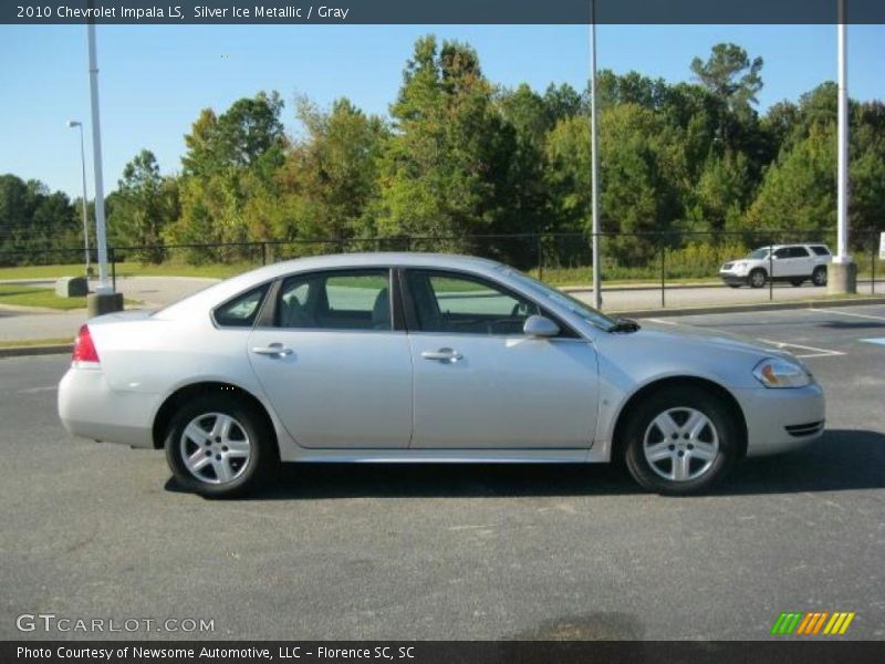 Silver Ice Metallic / Gray 2010 Chevrolet Impala LS