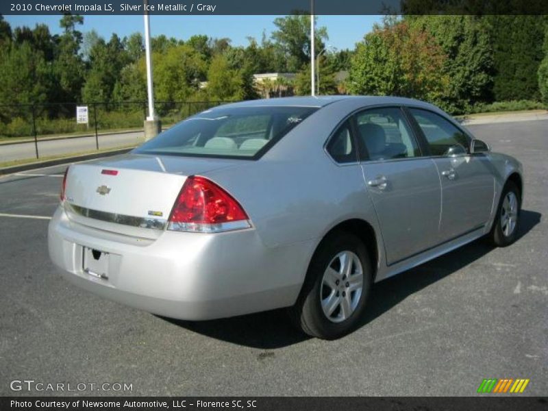 Silver Ice Metallic / Gray 2010 Chevrolet Impala LS
