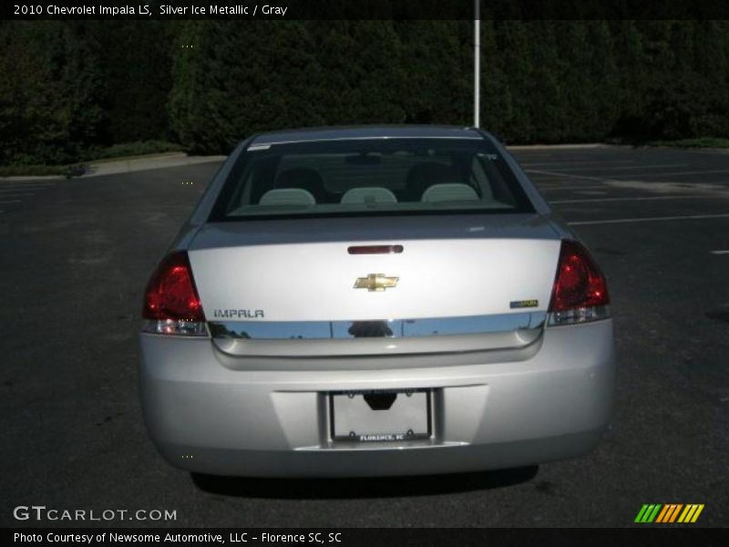 Silver Ice Metallic / Gray 2010 Chevrolet Impala LS