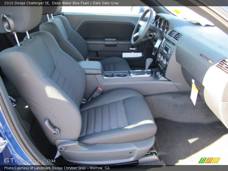 Deep Water Blue Pearl / Dark Slate Gray 2010 Dodge Challenger SE