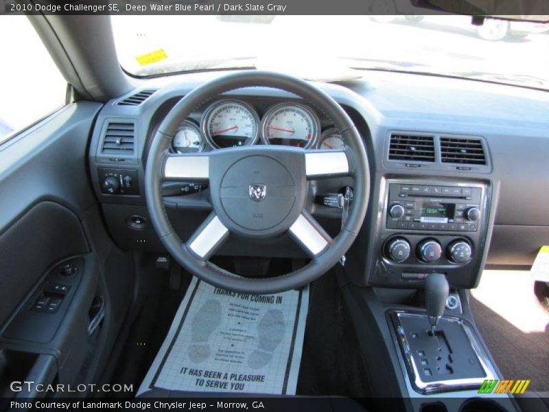 Deep Water Blue Pearl / Dark Slate Gray 2010 Dodge Challenger SE