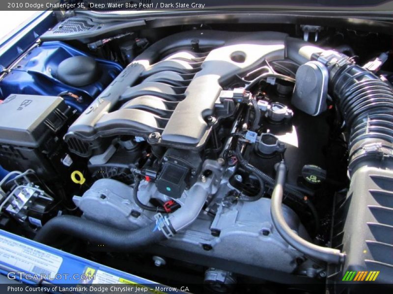 Deep Water Blue Pearl / Dark Slate Gray 2010 Dodge Challenger SE
