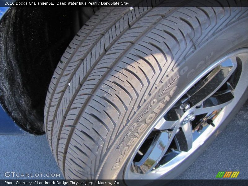 Deep Water Blue Pearl / Dark Slate Gray 2010 Dodge Challenger SE
