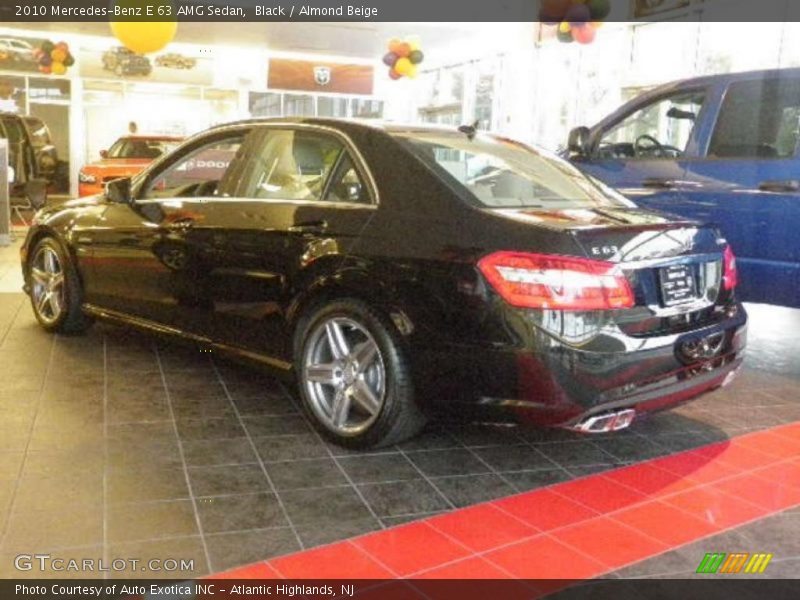 Black / Almond Beige 2010 Mercedes-Benz E 63 AMG Sedan