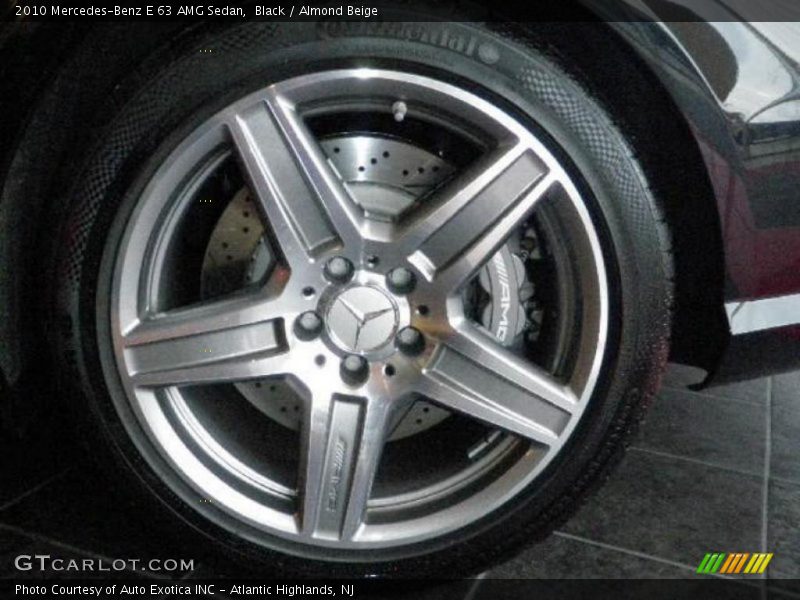 Black / Almond Beige 2010 Mercedes-Benz E 63 AMG Sedan