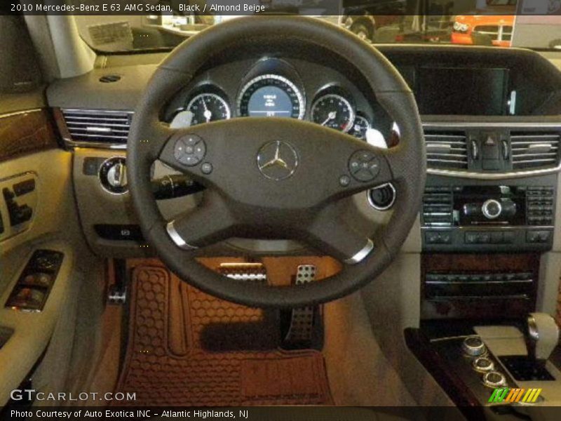 Black / Almond Beige 2010 Mercedes-Benz E 63 AMG Sedan