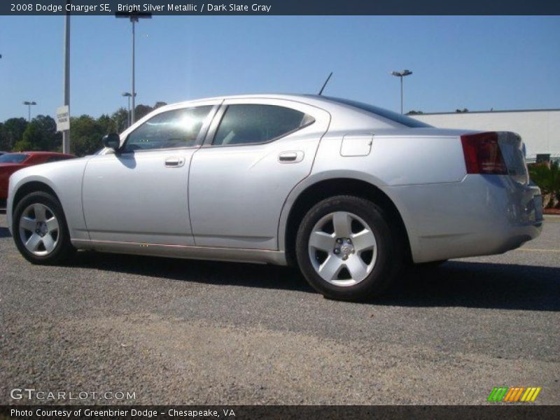 Bright Silver Metallic / Dark Slate Gray 2008 Dodge Charger SE