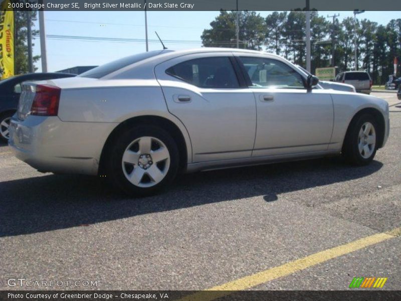 Bright Silver Metallic / Dark Slate Gray 2008 Dodge Charger SE