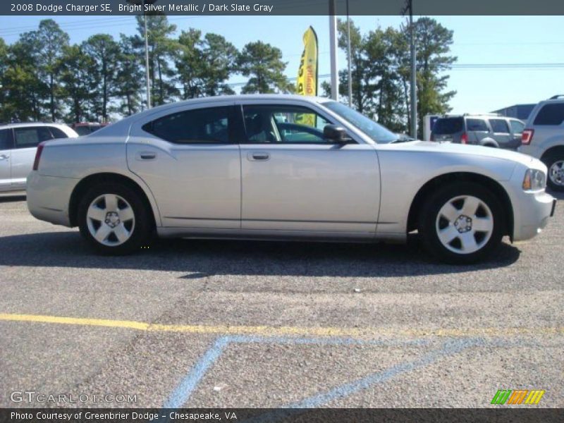 Bright Silver Metallic / Dark Slate Gray 2008 Dodge Charger SE