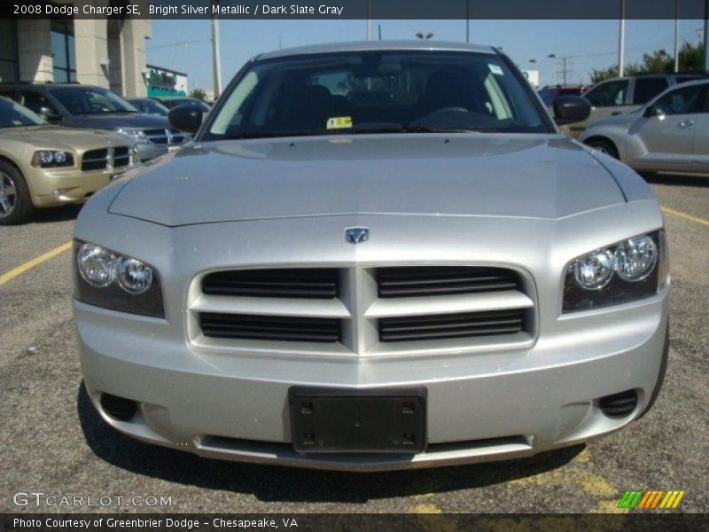 Bright Silver Metallic / Dark Slate Gray 2008 Dodge Charger SE