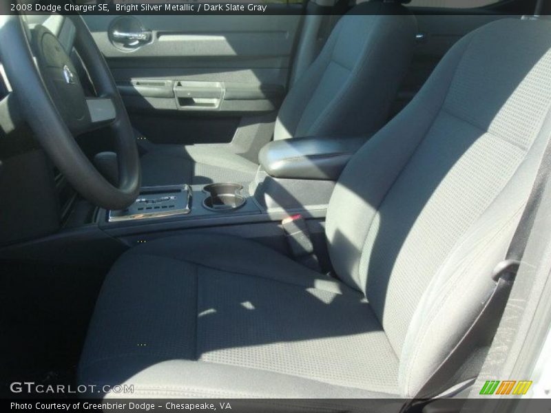Bright Silver Metallic / Dark Slate Gray 2008 Dodge Charger SE