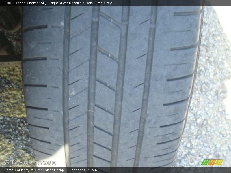 Bright Silver Metallic / Dark Slate Gray 2008 Dodge Charger SE