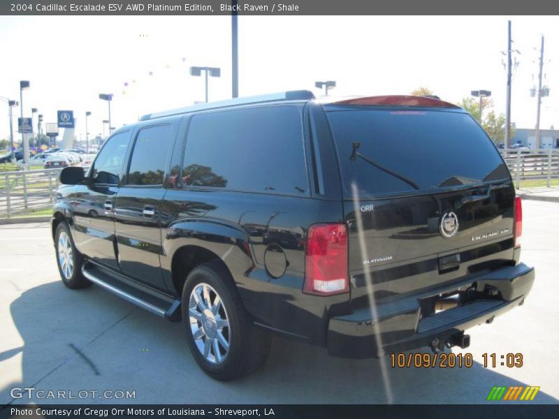Black Raven / Shale 2004 Cadillac Escalade ESV AWD Platinum Edition