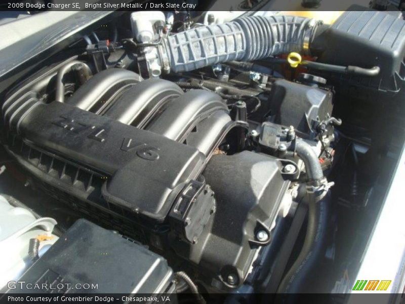 Bright Silver Metallic / Dark Slate Gray 2008 Dodge Charger SE