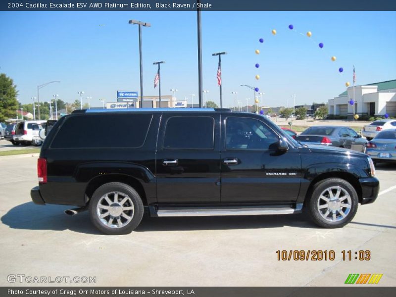Black Raven / Shale 2004 Cadillac Escalade ESV AWD Platinum Edition