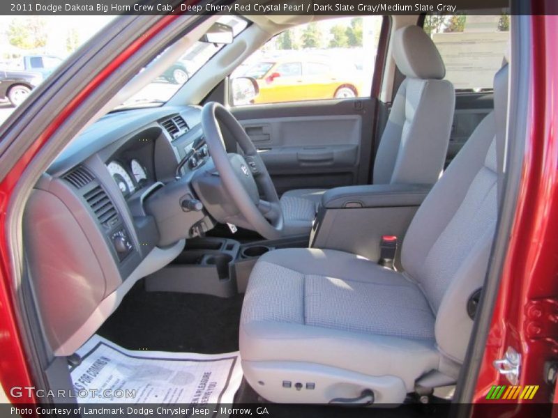 Deep Cherry Red Crystal Pearl / Dark Slate Gray/Medium Slate Gray 2011 Dodge Dakota Big Horn Crew Cab