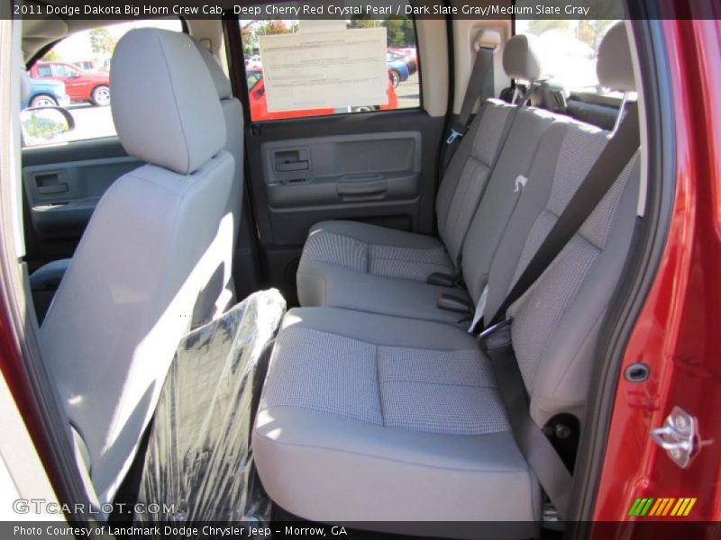 Deep Cherry Red Crystal Pearl / Dark Slate Gray/Medium Slate Gray 2011 Dodge Dakota Big Horn Crew Cab