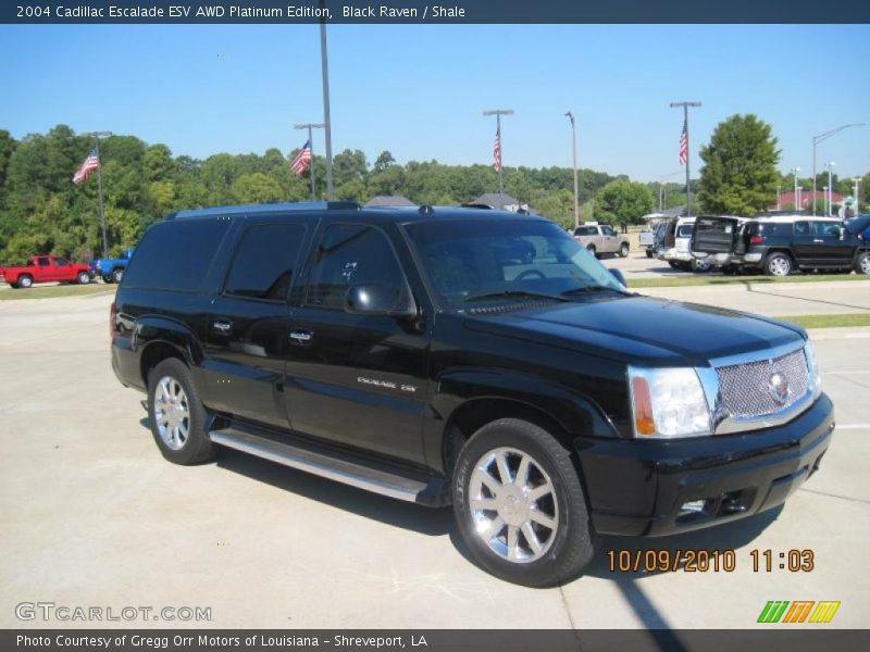 Black Raven / Shale 2004 Cadillac Escalade ESV AWD Platinum Edition