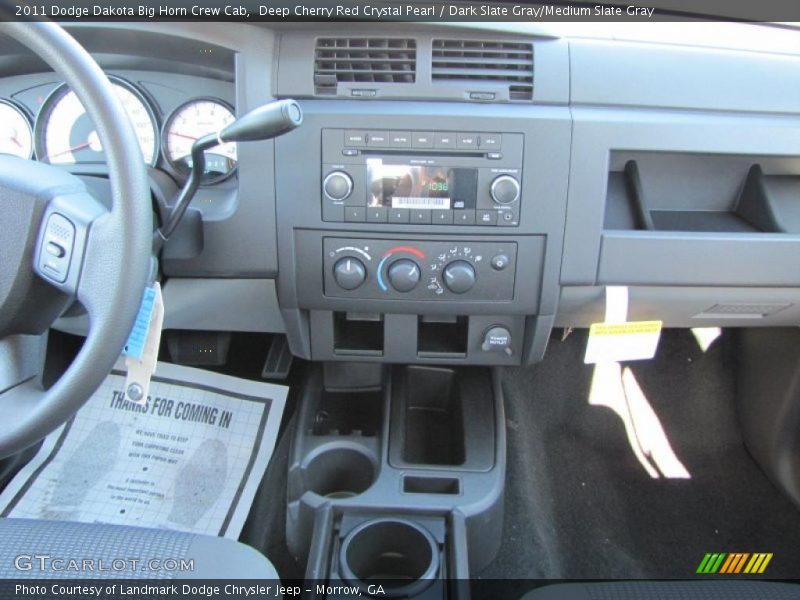 Deep Cherry Red Crystal Pearl / Dark Slate Gray/Medium Slate Gray 2011 Dodge Dakota Big Horn Crew Cab