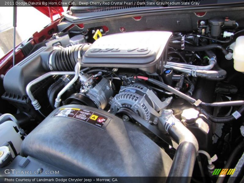 Deep Cherry Red Crystal Pearl / Dark Slate Gray/Medium Slate Gray 2011 Dodge Dakota Big Horn Crew Cab