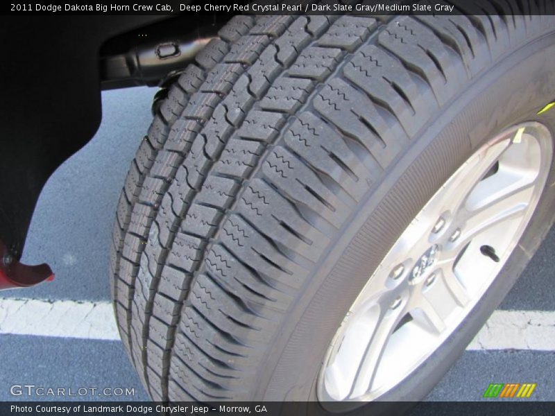 Deep Cherry Red Crystal Pearl / Dark Slate Gray/Medium Slate Gray 2011 Dodge Dakota Big Horn Crew Cab