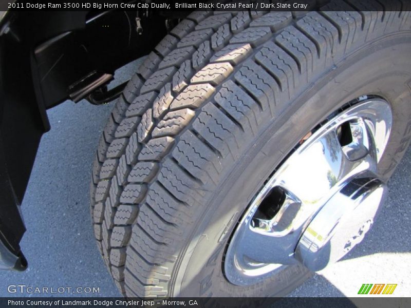 Brilliant Black Crystal Pearl / Dark Slate Gray 2011 Dodge Ram 3500 HD Big Horn Crew Cab Dually