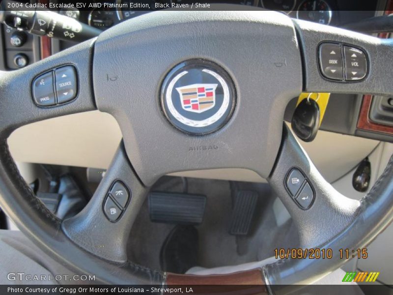  2004 Escalade ESV AWD Platinum Edition Steering Wheel