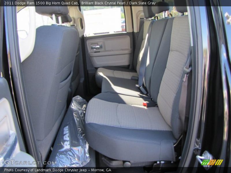 Brilliant Black Crystal Pearl / Dark Slate Gray 2011 Dodge Ram 1500 Big Horn Quad Cab