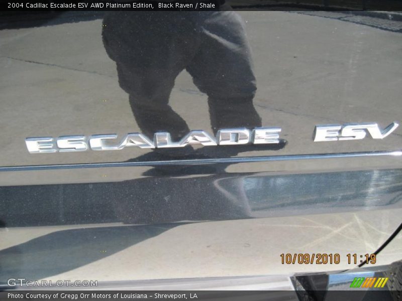 Black Raven / Shale 2004 Cadillac Escalade ESV AWD Platinum Edition